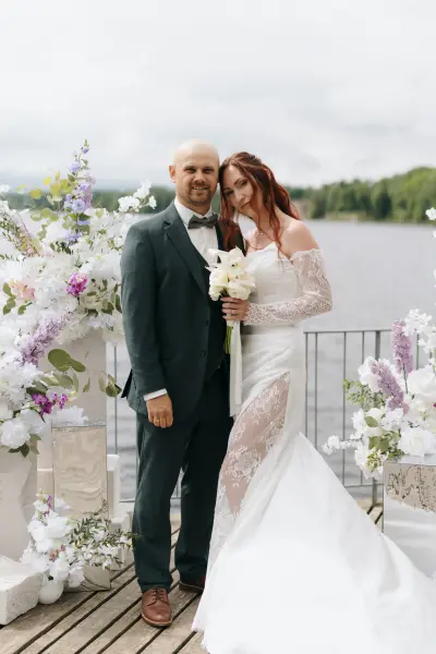 Kāzu ceremonija un fotosesija Likteņdārzā